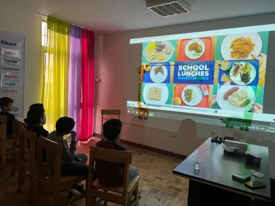 رویداد روز جهانی غذا در مدرسه زبان کوروشفر