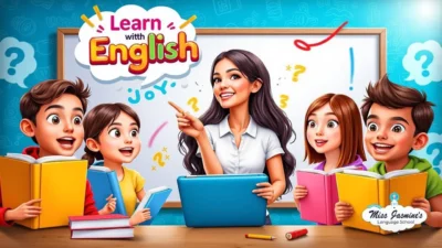 یادگیری زبان انگلیسی با هیجان و شادی در مدرسه زبان میس یاسمن!