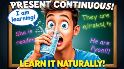 زمان حال استمراری (Present Continuous) رو مثل آب خوردن یاد بگیر! | آموزشگاه زبان میس یاسمن