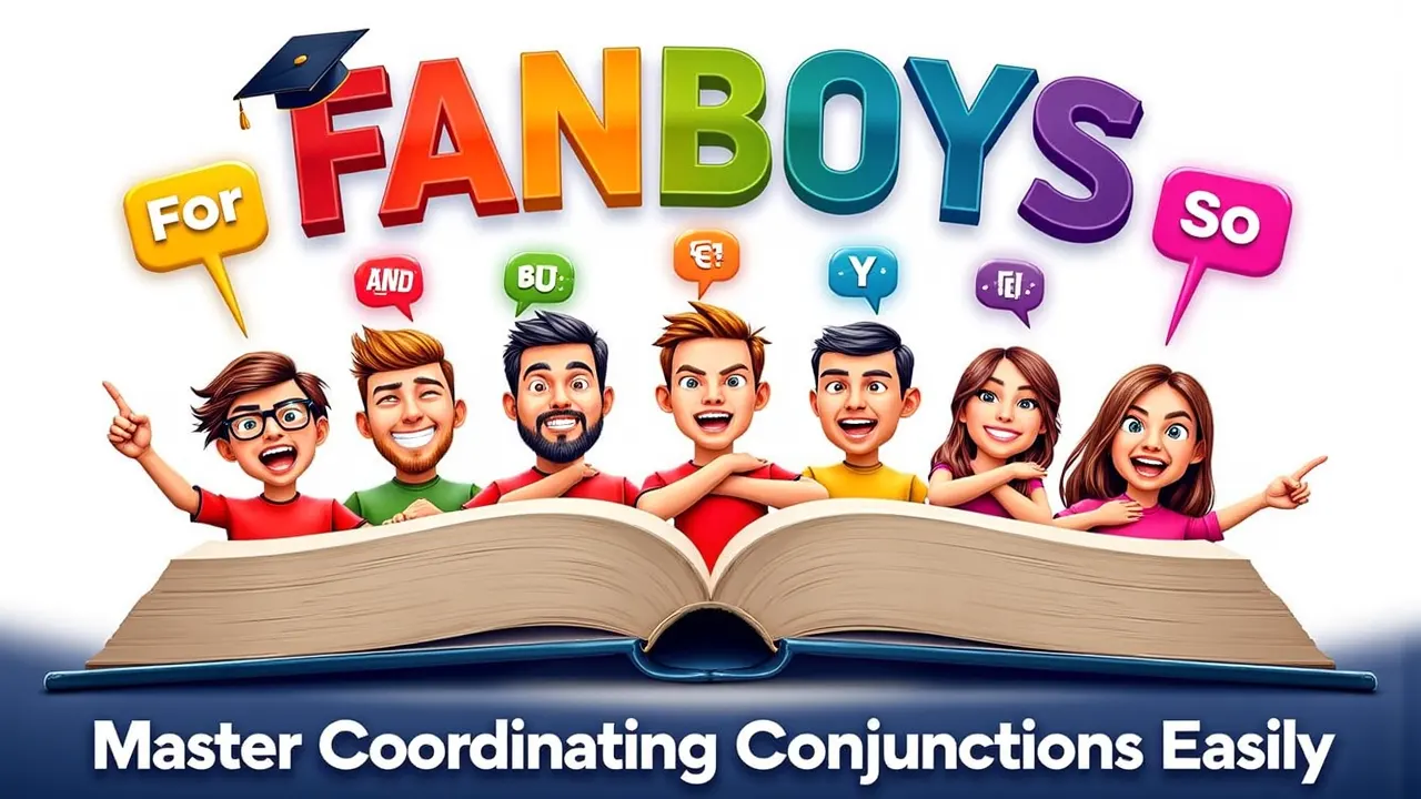 قواعد FANBOYS؛ حروف ربط ساده و کاربردی در زبان انگلیسی کودکان