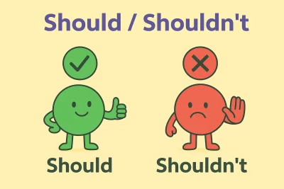 نکات کاربردی Should / Shouldn’t آموزش زبان کودکان