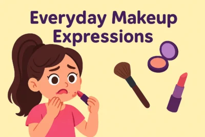 اصطلاحات روزمره آرایشی به انگلیسی